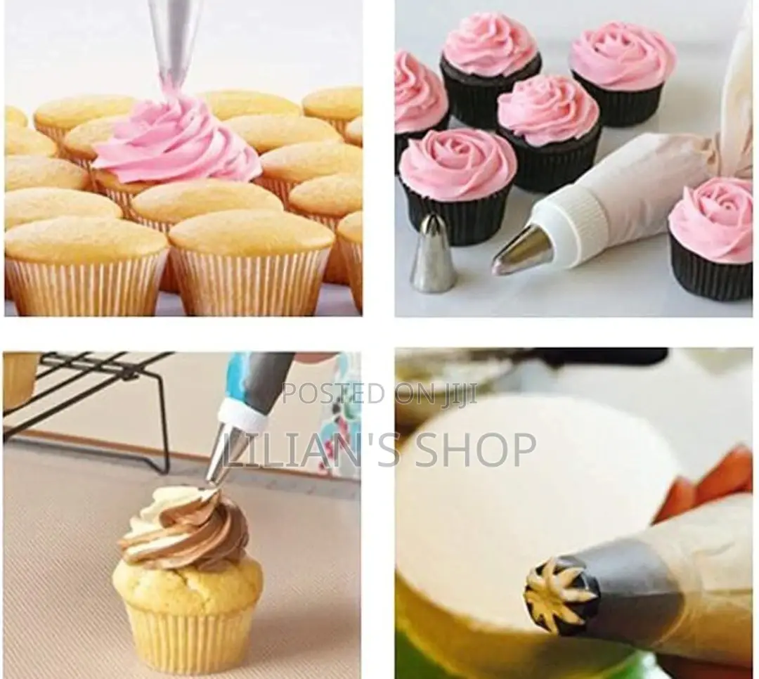 Steel 52 Pieces Icing Nozzles Tips Nozzle Cake Decorating