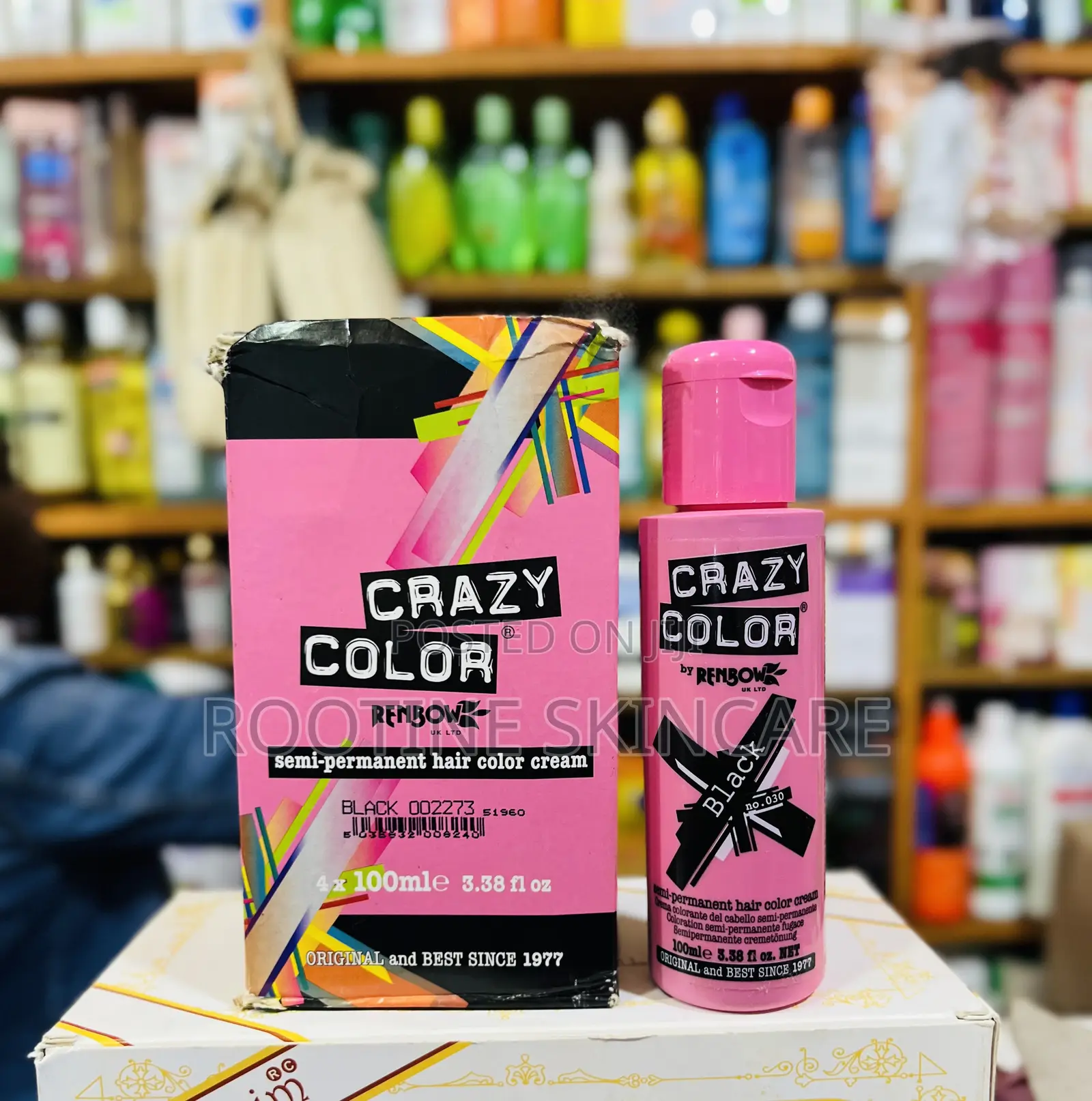 Crazy Colour Semi Permanent Hair Cream