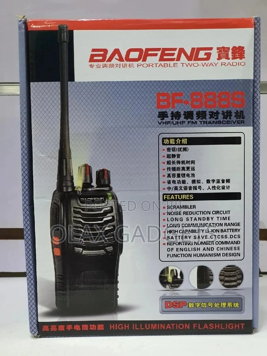 Pair Of Baofeng Bf-888s 2 Way Radio Call Walkie Talkie