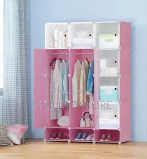 Plastic Clothes Wardrobe