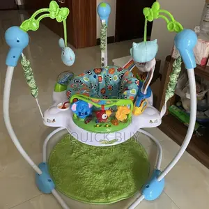 Baby Jumper Trolley With 360 Rota Table Padded Seat