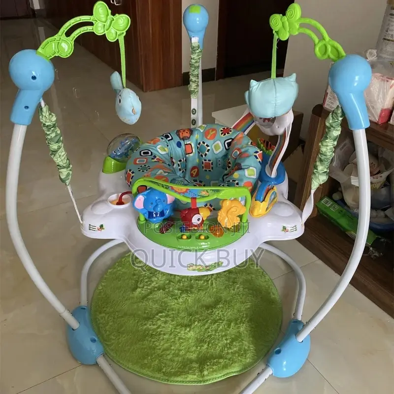 Baby Jumper Trolley With 360 Rota Table Padded Seat