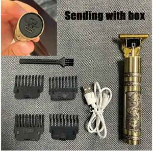 Rechargeable Metal Hair Clipper- Gold