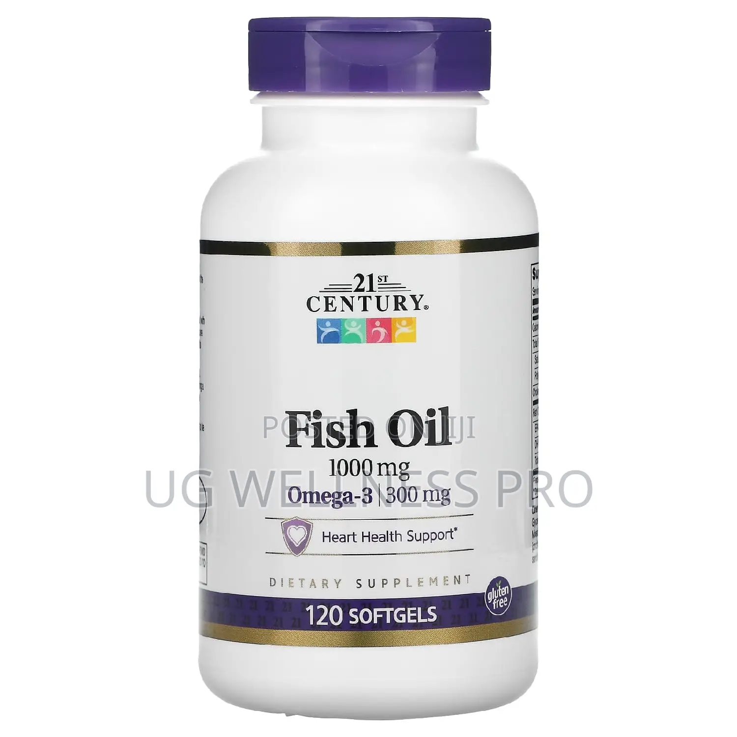 21st Century, Fish Oil, 1,000 Mg, 120 Softgels