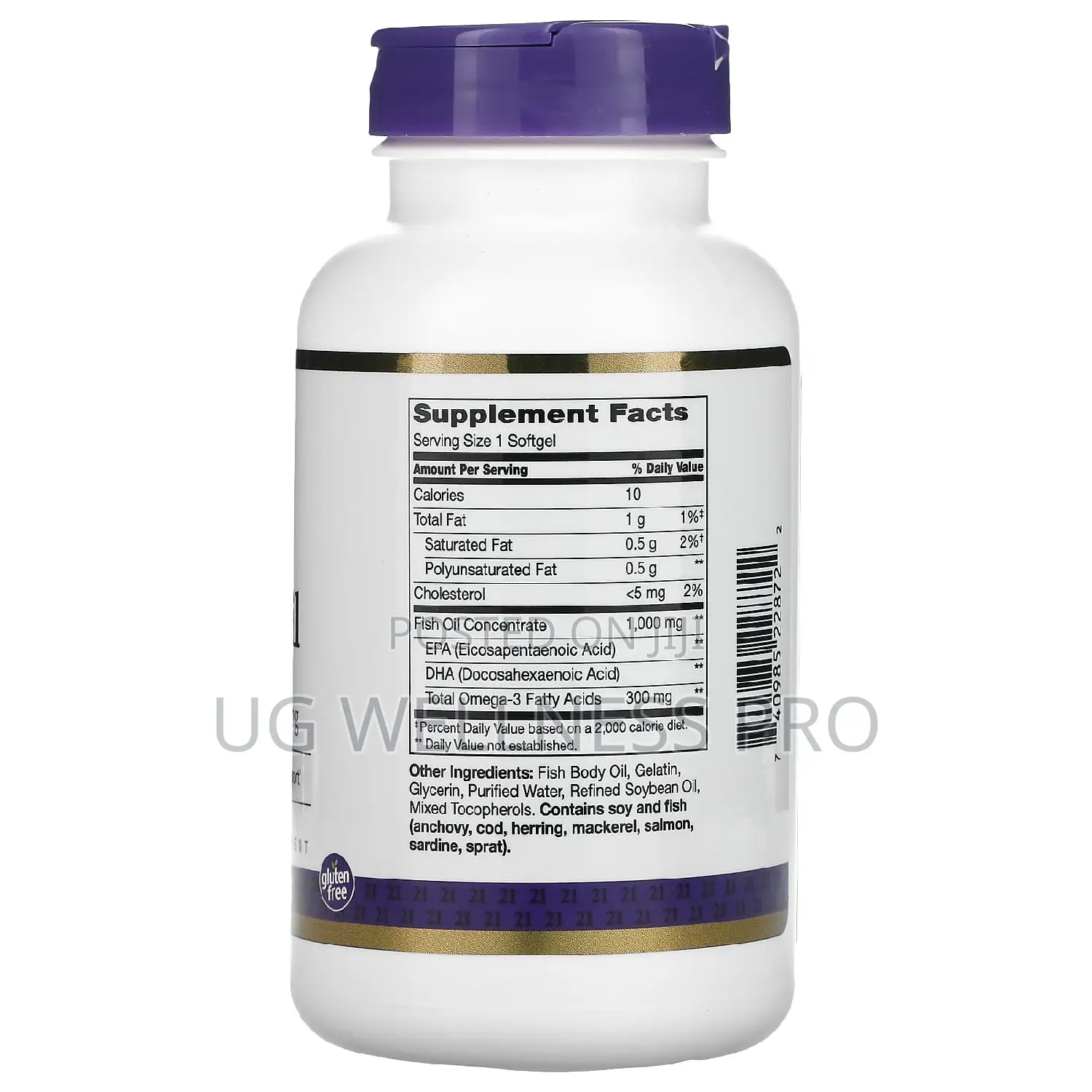 21st Century, Fish Oil, 1,000 Mg, 120 Softgels
