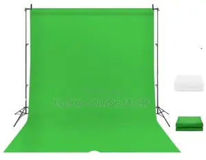 3m by 3m Back Drop/Green Screen With Stand