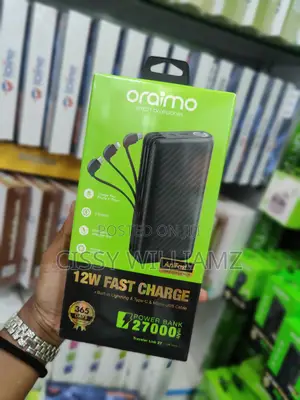 Oraimo 27000mah Powerbank/Oraimo Fast Charge Power Bank