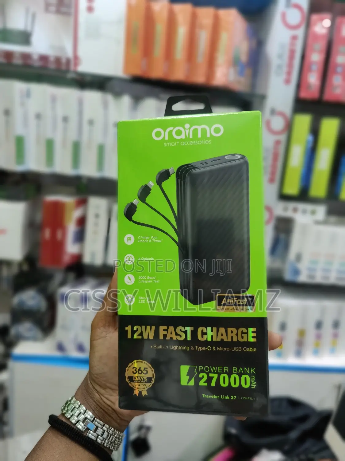Oraimo Fast Charge Powerbank/27000mah Powerbank/Power Bank