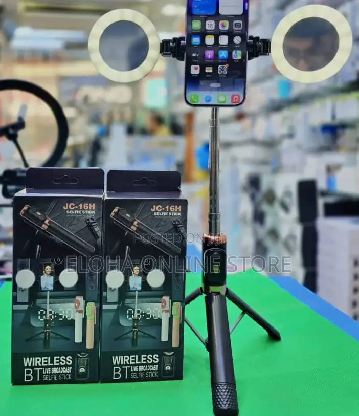 Wireless Mobile Phone Holder /Holder With Ringlight