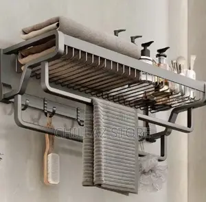 Wall Mounted Bathroom Shelf Rack