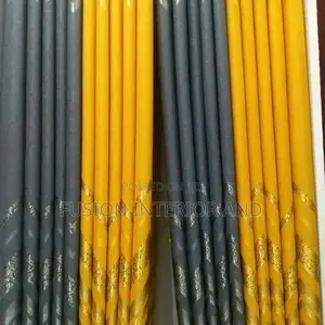 Wave Grey and Wave Yellow Curtains