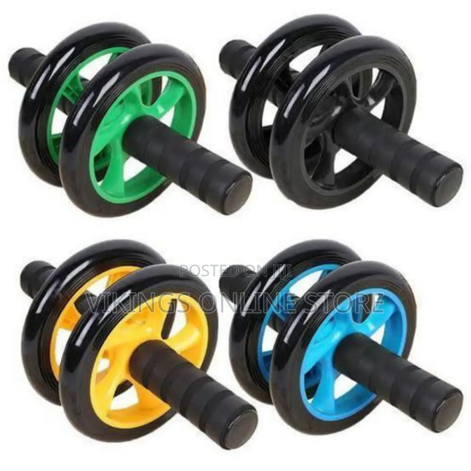 Ab Roller Wheel Full Body Workout Free Kneemat-Multicolour