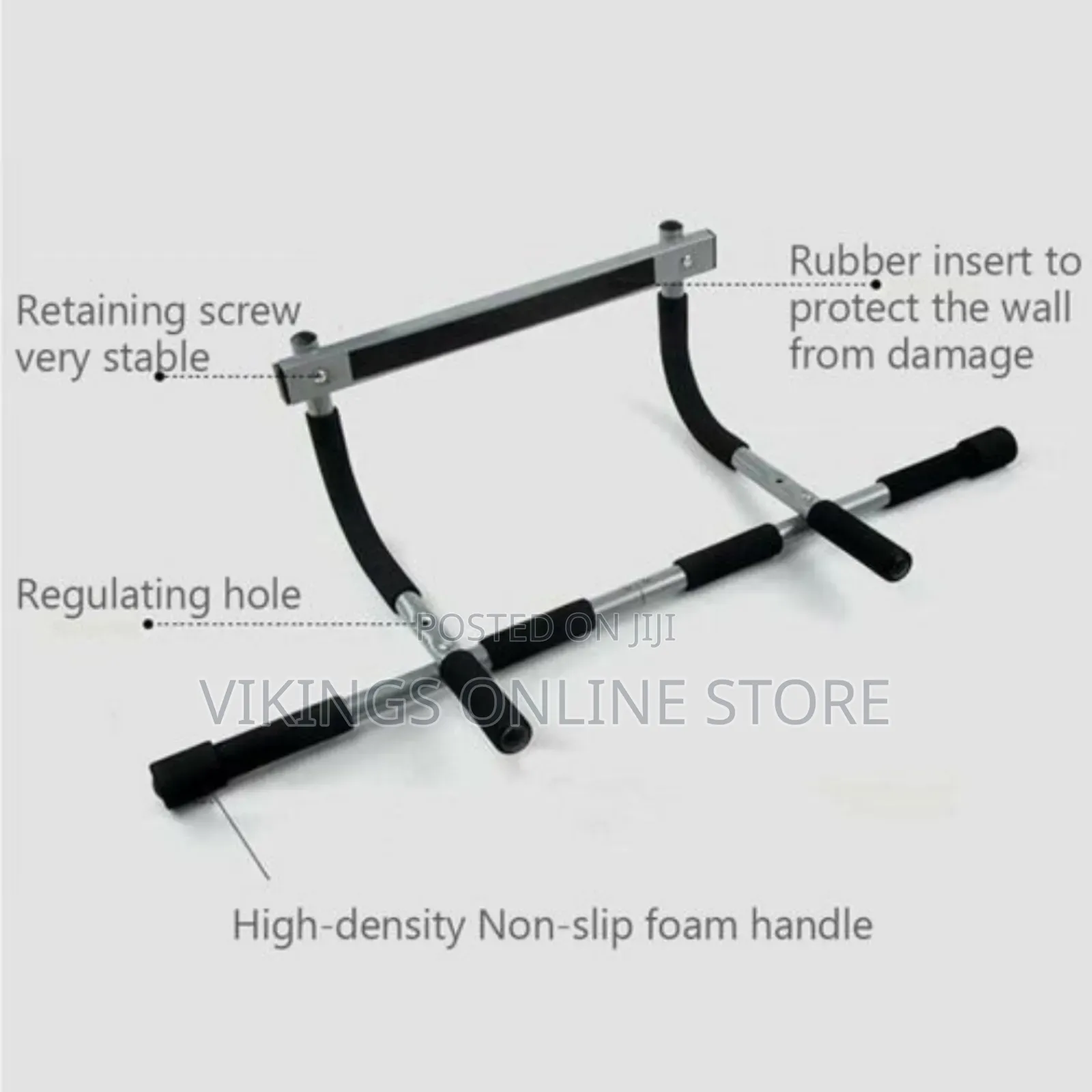Pull Up Bar Chin Up Exercise Heavy Duty Doorway Fitness -