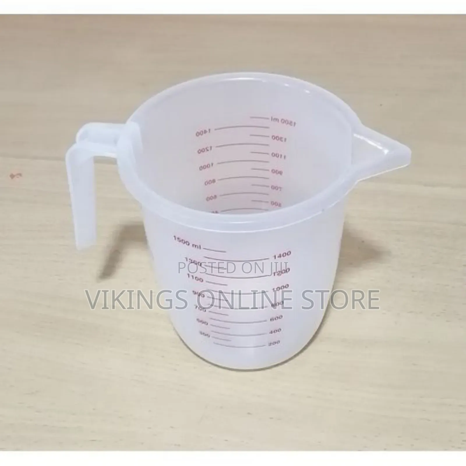 Plastic Measuring Jug 1L - Clear