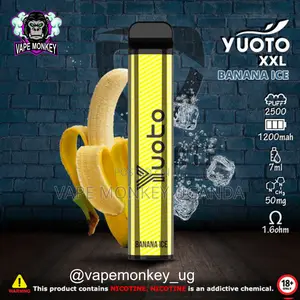Photo - Yuoto XXL Disposable Vape KIT 2500 Puffs 1200mah(Banana Ice)