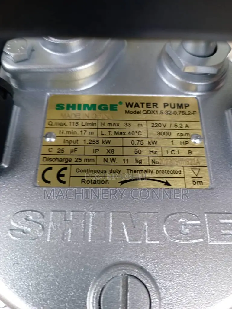 33 Meters Immerse Water Pump