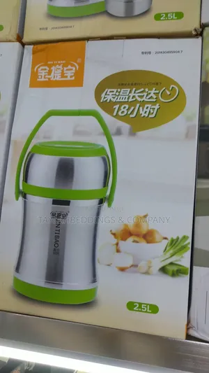 Food Flask 2.5L,Double Wall,Stainless Steel,Thermo Lunch Box