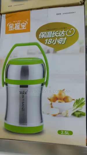 Food Flask 2.5L,Double Wall,Stainless Steel,Thermo Lunch Box