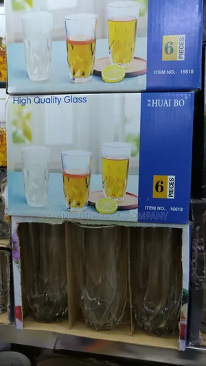 HUAI BO Set of 6 Twisted Base Glasses