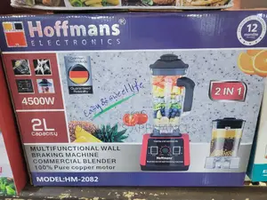 Hoffman Electric Commercial Blender 2in1 and 2L Capacity
