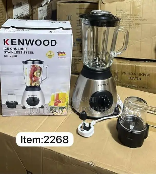 Kenwood Electric Glass Jar Blender 2in1