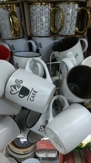CAFÉ Elegant Mugs/Cups for Tea/Coffee-Set(12pcs)