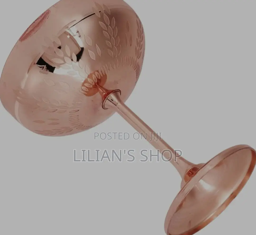 Metal Champagne Wine Coblet for Bar Cup Copper Plating