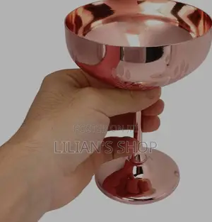 Metal Champagne Wine Coblet for Bar Cup Copper Plating