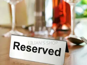 2pcs Table Reservation Sign