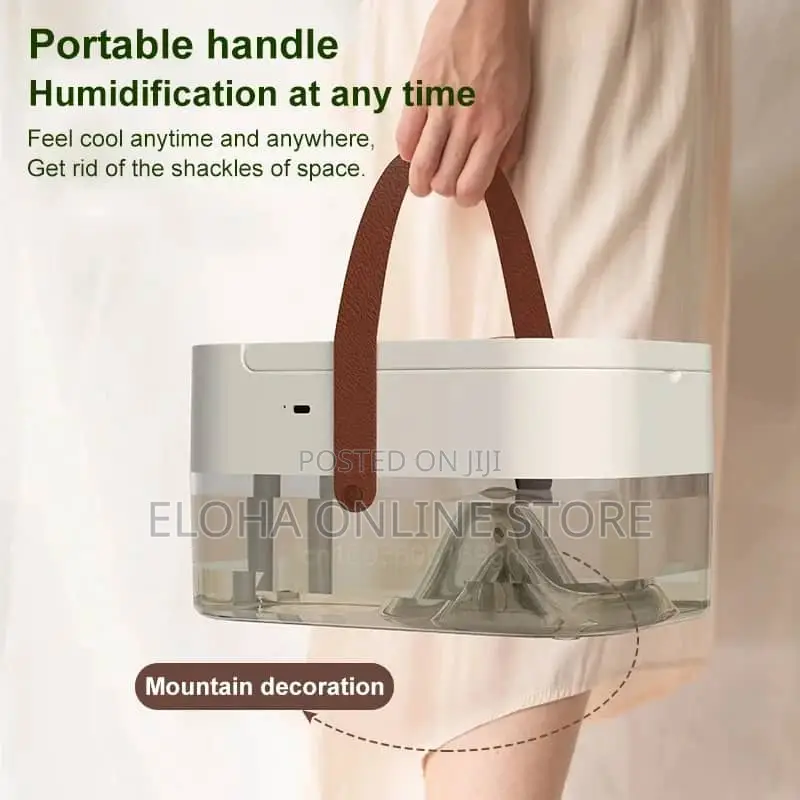 Portable Mini Fan With Cool Mist