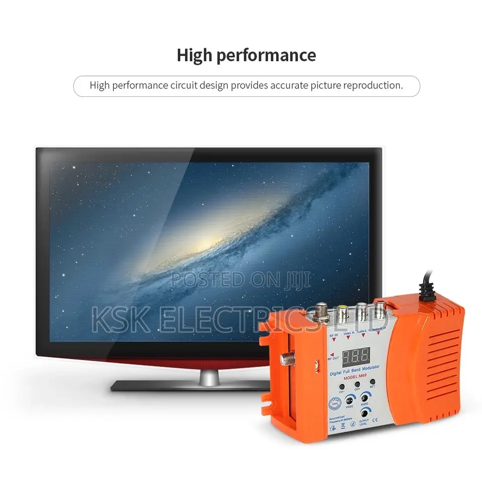 High Performance Auto RF Modulator Compact RF Modulator