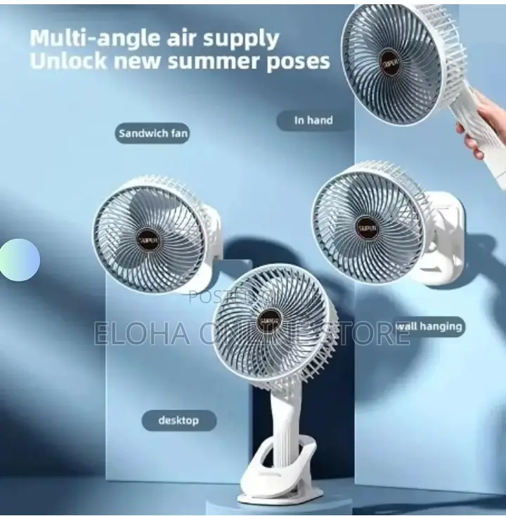 Wall-Mounted Desktop Mini Handheld Fan