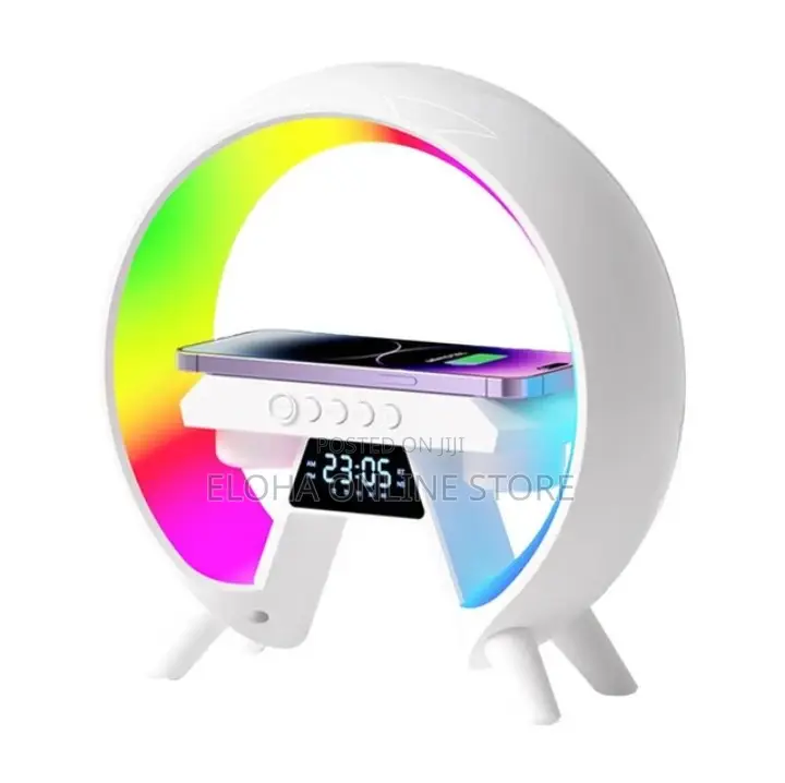 Wireless Charger Night Light Lamp Music Player