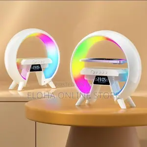 Wireless Charger Night Light Lamp Music Player