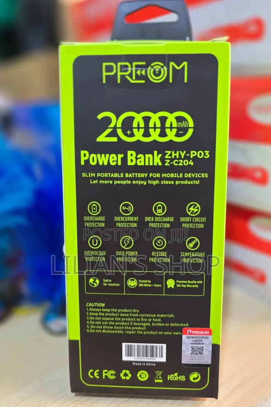 PREOM 20000mah Power Bank