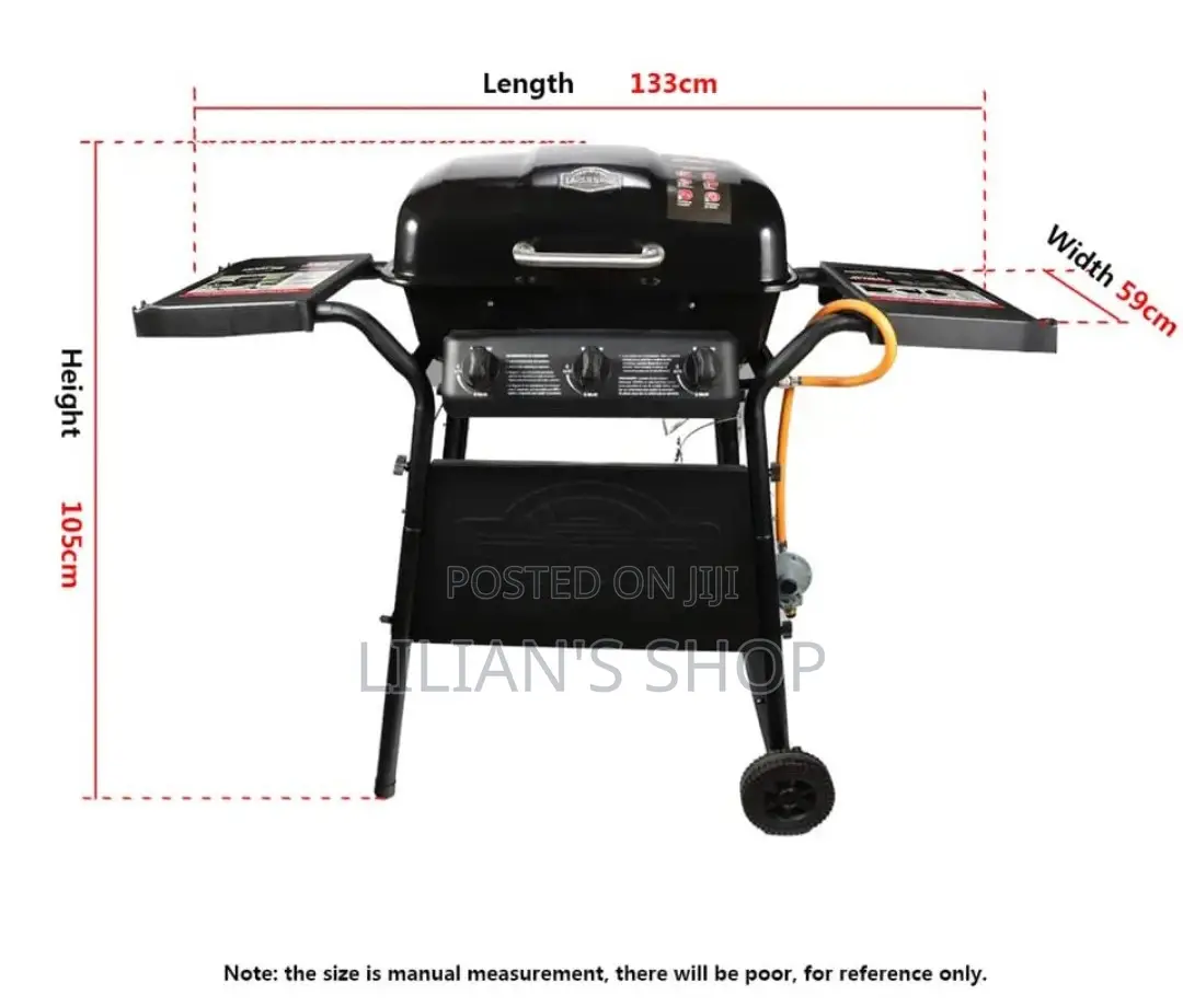 3 Burner Expert Gas BBQ Grill