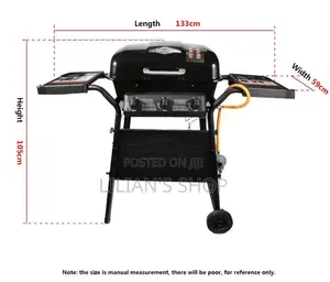 3 Burner Expert Gas BBQ Grill