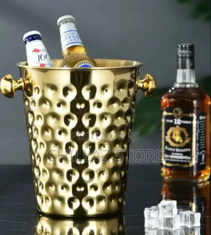 Stainless Steel Ice Cube Bucket