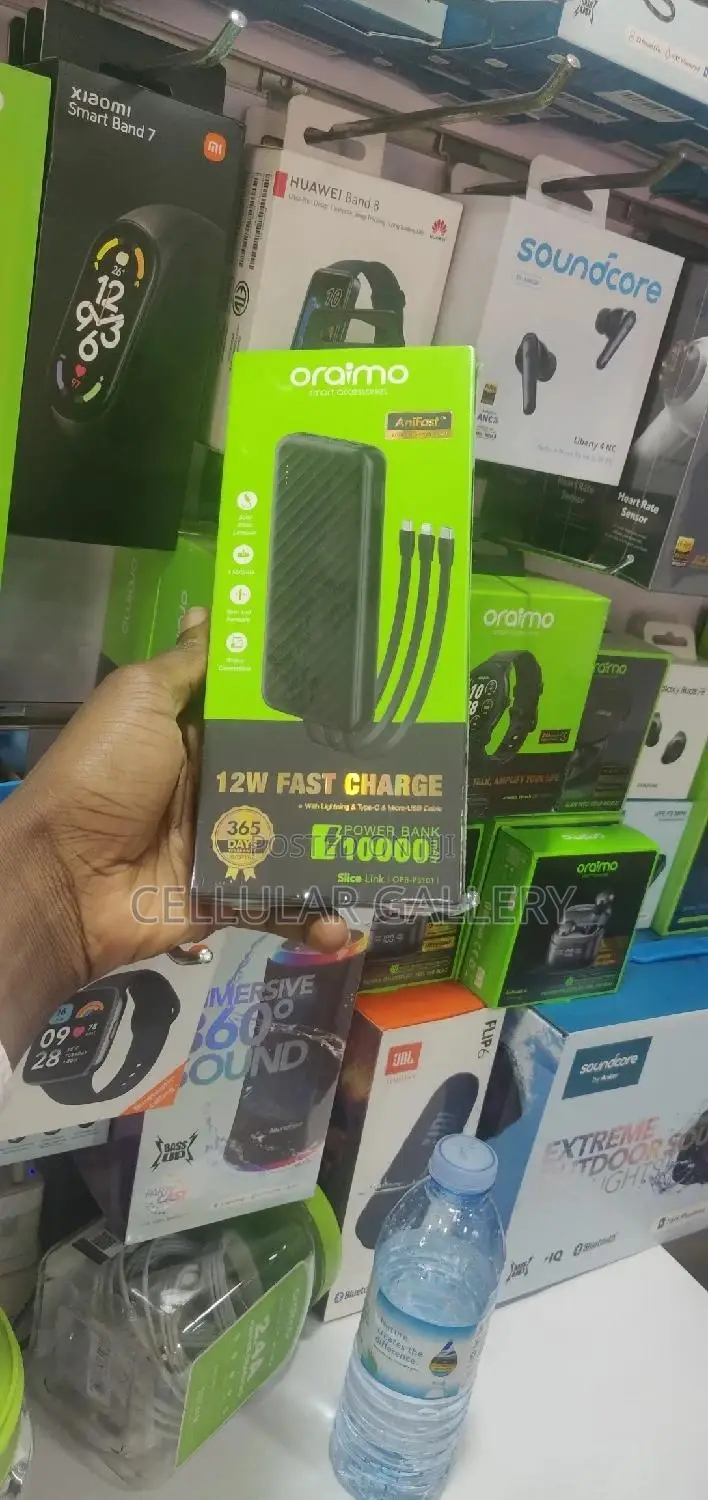 Oraimo Powerbank 10,000mah 12w Fast Charge