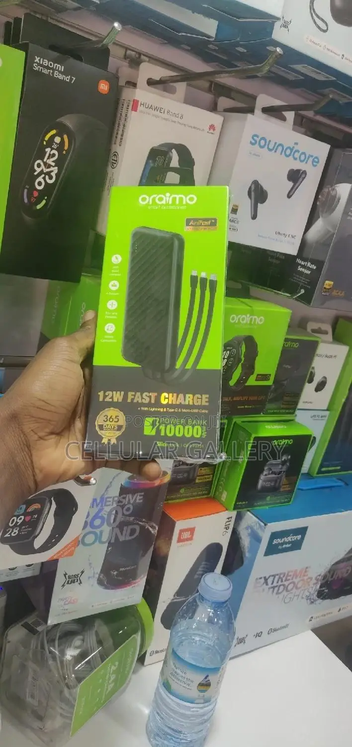 Oraimo Powerbank 10,000mah 12w Fast Charge