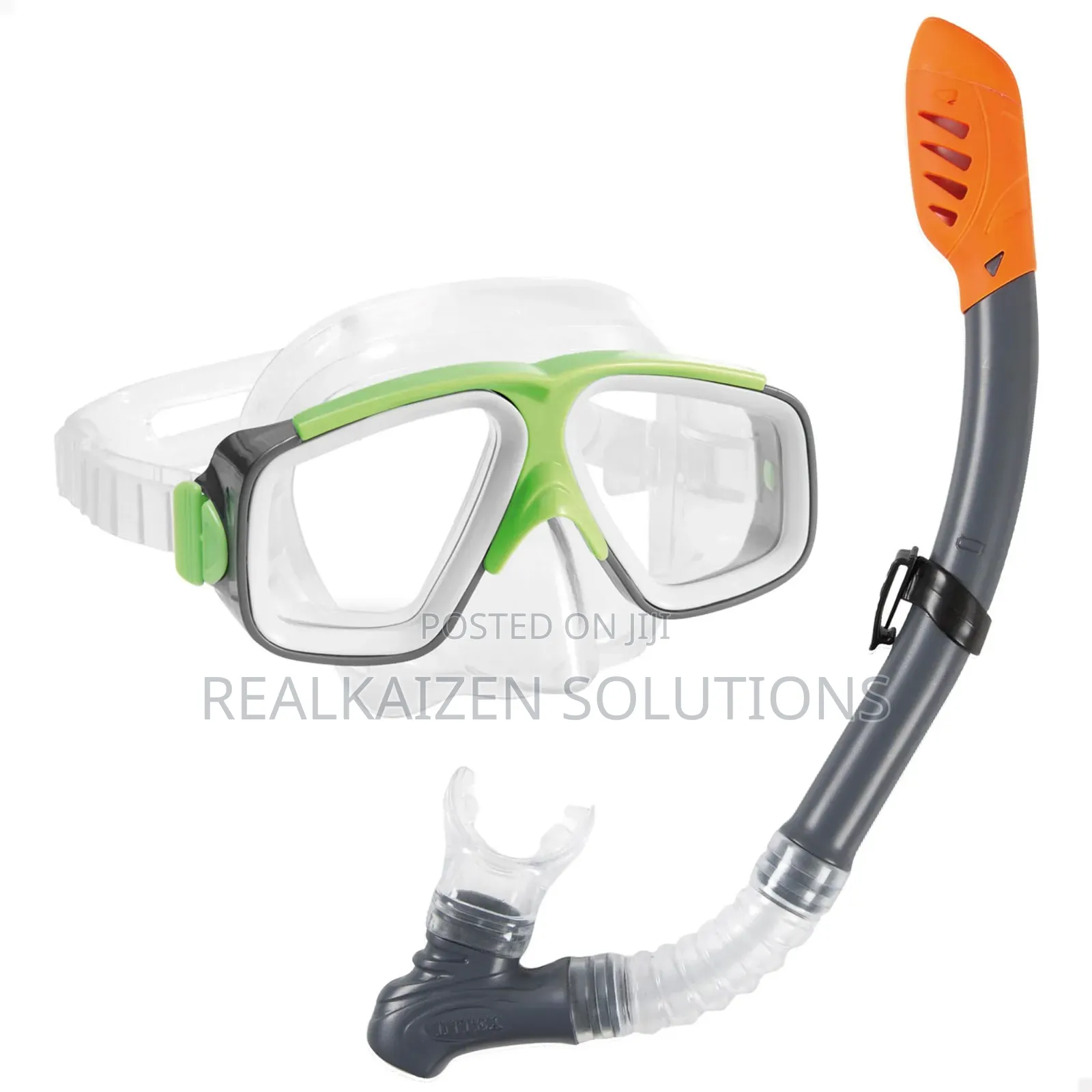 INTEX Aqua Flow Surf Rider Diving Mask and Snorkel Swim Set
