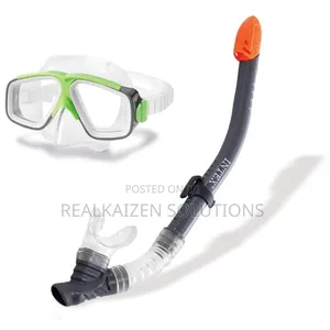 INTEX Aqua Flow Surf Rider Diving Mask and Snorkel Swim Set