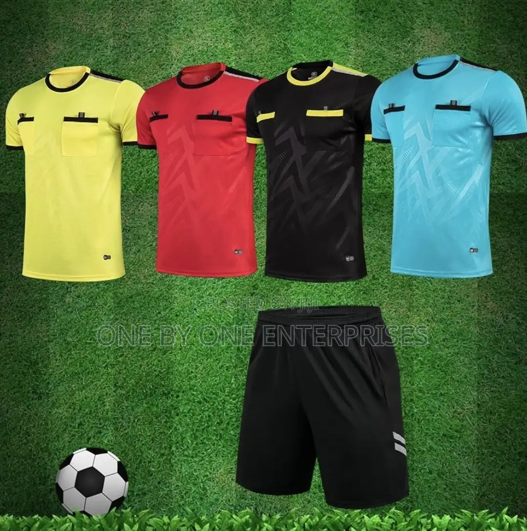 Soccer Referee Jersey Personalized Umpire Shirt and Short