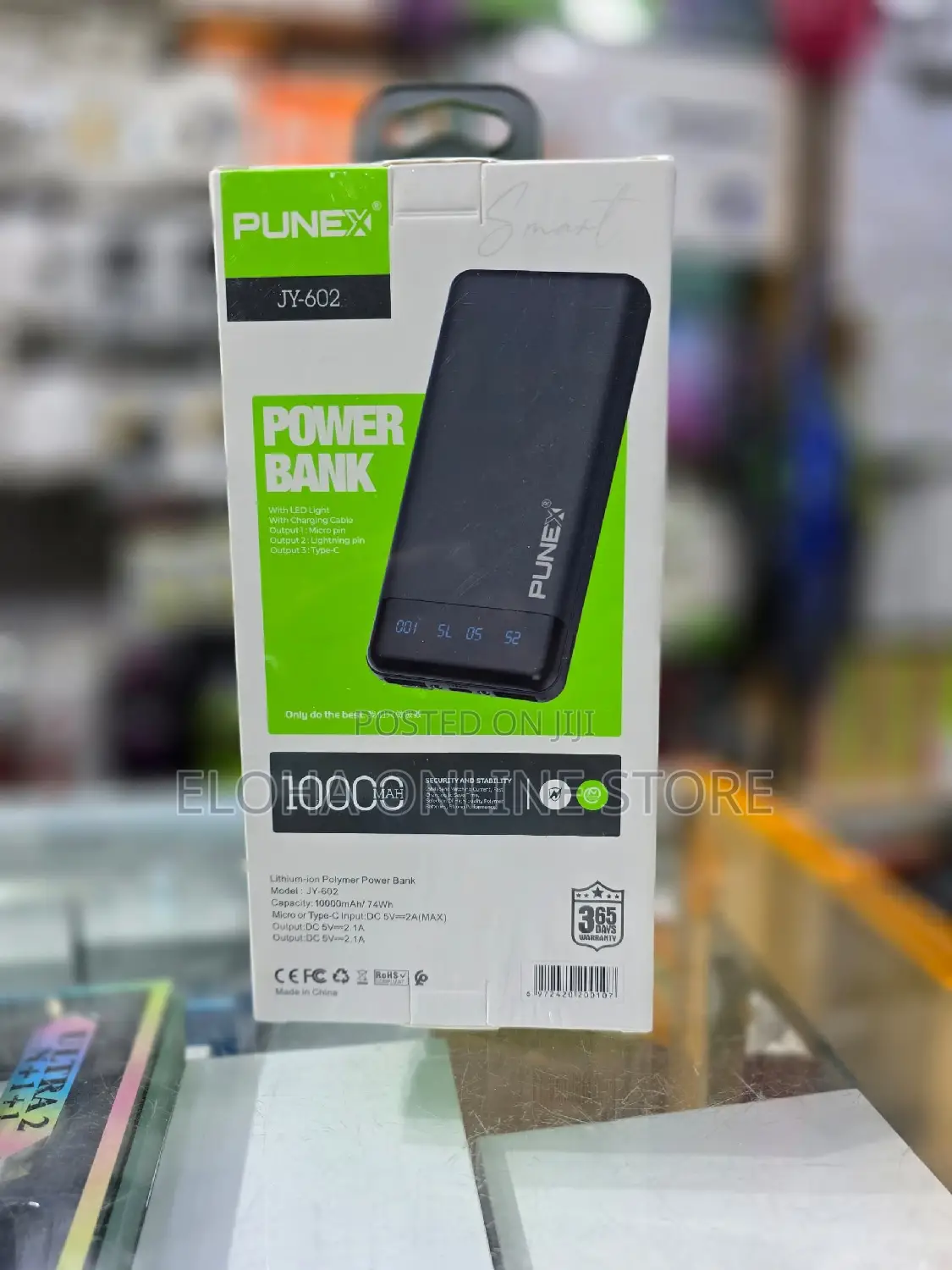 Punex Jy-602 10000mah Portable Power Bank