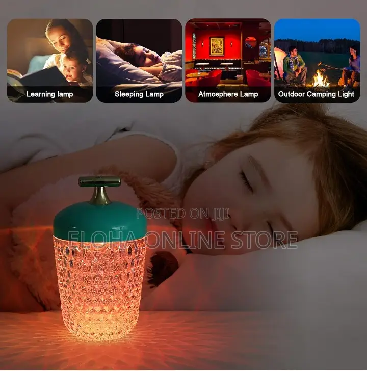 Remote Control Crystal Eye RGB Desk Lamp