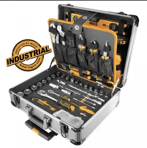 Photo - Ingco Set of 147 Pcs. Tools in Toolbox - Aluminum Case