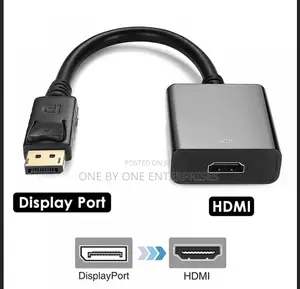 Display Port to HDMI Video Converter Adapter Cable