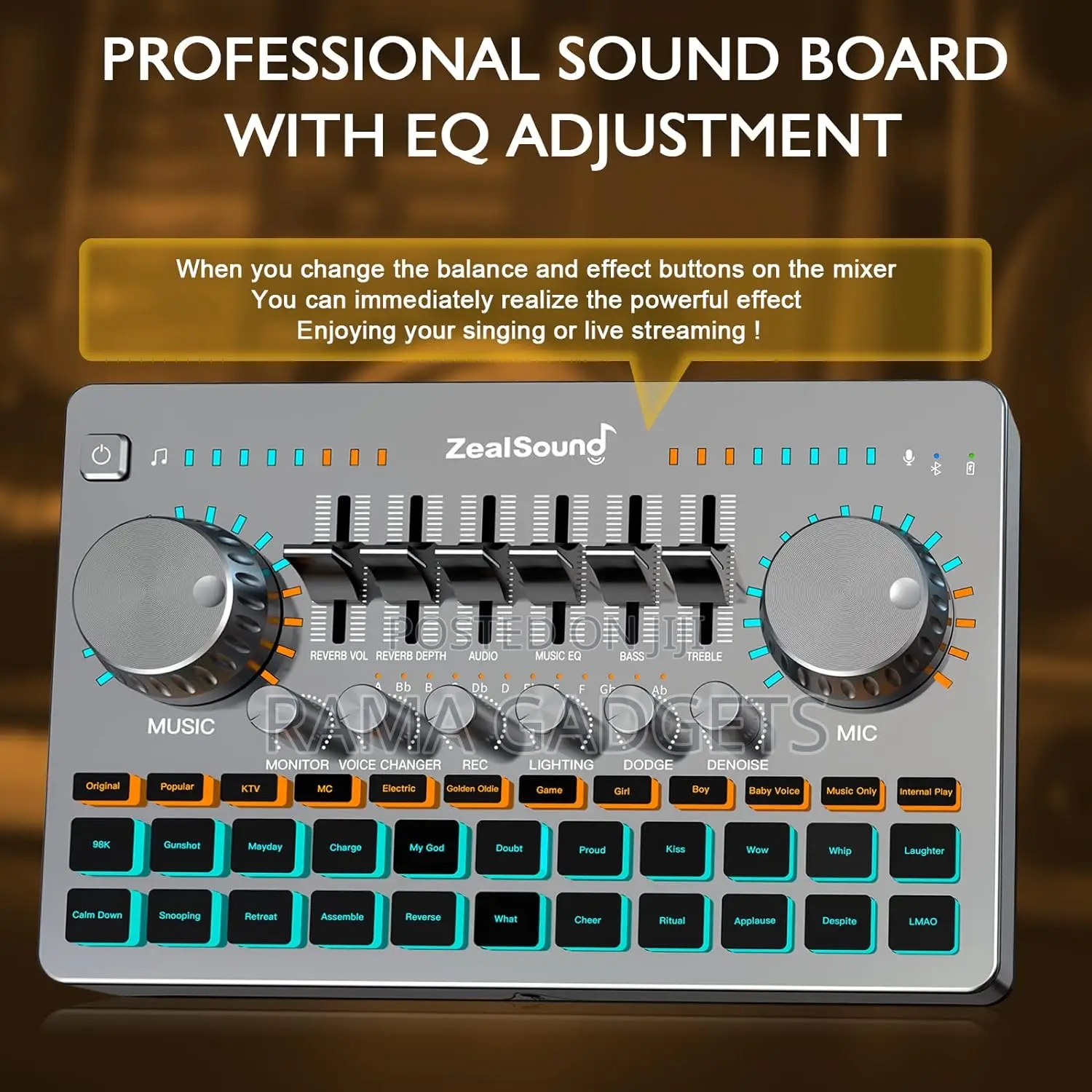 Zealsound Podcast Equipment Bundle,Audio Interface-All