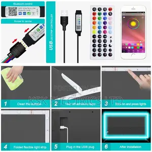 RGB LED Strip for Room LED PC TV Backlight Neon LED Lighting