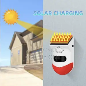 Wireless Solar Alarm Motion Detector Waterproof Outdoor